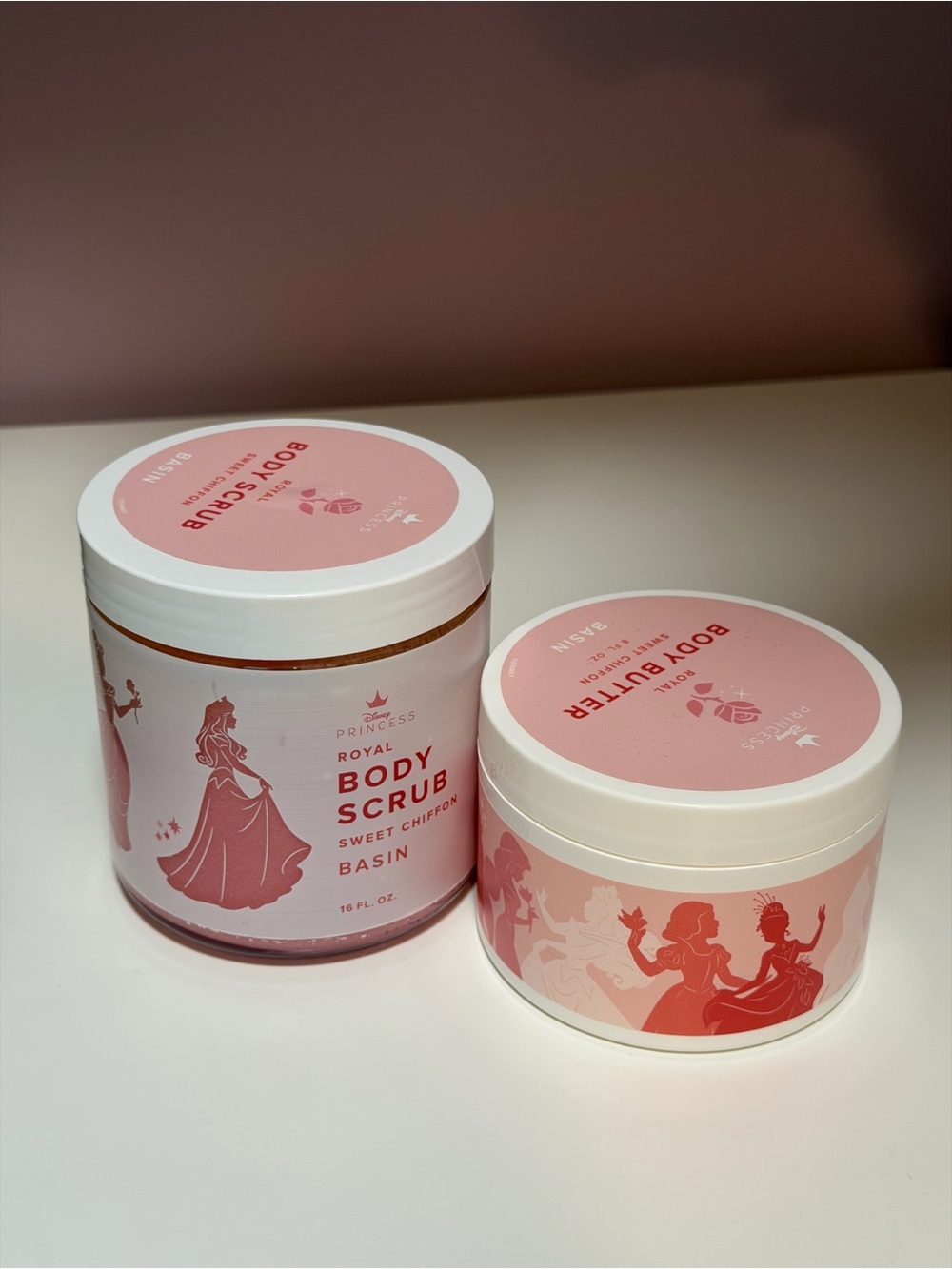 Royal Body Scrub & Butter Set - Sweet Chiffon Pink